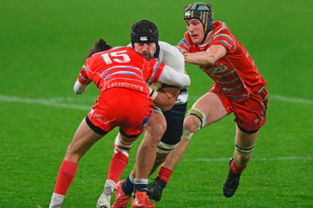 Beide Mannschaften zeigten vollen Körpereinsatz