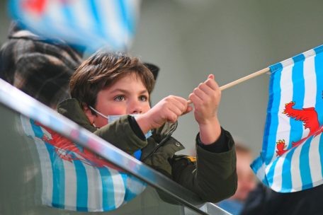 Viele junge Fans fanden den Weg in das neue Nationalstadion