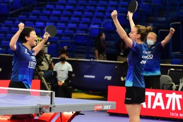 Tischtennis / Houston, we have a medal: Ni Xia Lian und Sarah de Nutte krönen großartige WM-Woche mit historischer Bronzemedaille
