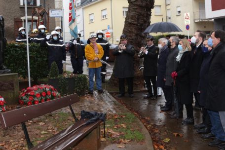 Die „Biergaarbechtermusek“ sorgte für die musikalische Begleitung