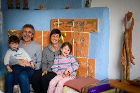 Familie Gastauer: Sydney, Romain, Yvette und Siena genießen das gemeinsame Leben