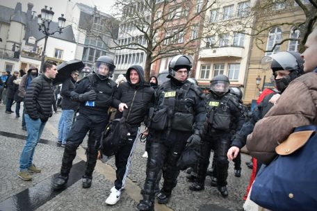 Ein Sprachrohr der Bewegung wurde am Freitagnachmittag von der Polizei aufgegriffen. Der Betroffene wurde aber kurze Zeit später wieder frei gelassen.