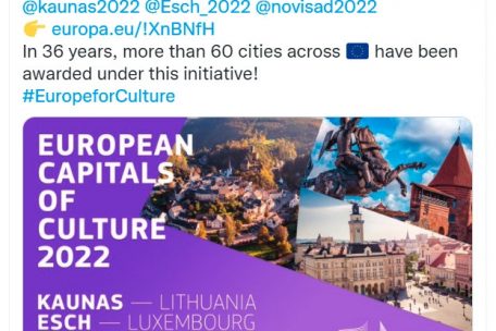 Die drei #EuropeanCapitals of #Culture 2022
