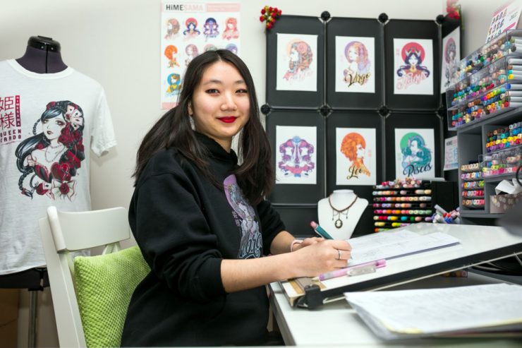 Comics im Netz (1) / Mangas, Märchen und minutiöse Arbeit: Sabrina Kaufmann zeigt, wie wichtig Geduld und Wandlungsfähigkeit sind