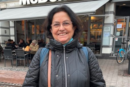 Bertina Lourenco Ferreira lebt im hauptstädtischen Bahnhofsviertel, durch das die Protestler am Samstag ebenfalls zogen