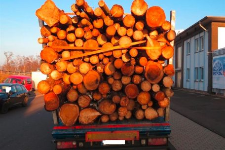 Der Transporter hatte eine Breite von mehr als 2,90 Metern