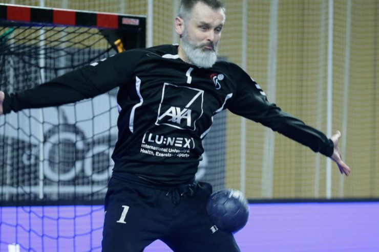 FLH-Auswahl / Handball-Nationaltorhüter Chris Auger nimmt Abschied von den „Roten Löwen“