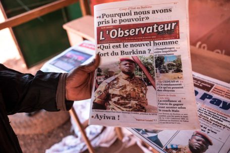 Paul-Henri Sandaogo Damiba gilt seit dem Putsch als der „neue starke Mann“ in Burkina Faso