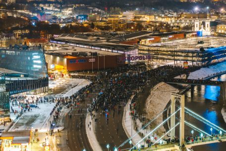 40.000 spectateurs furent attendus pour la cérémonie d’ouverture