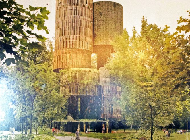 Futuristisches Design / Neuer Wasserturm auf dem Kirchberg soll Ende 2023 in Betrieb gehen