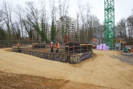 Hier wird in den kommenden zwei Jahren einer neuer Turm „wachsen“<br />
