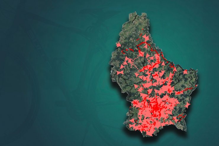 Radland Luxemburg? / Es bleibt viel zu tun: Über 1.500 Probleme auf www.veloskaart.lu zusammengefasst