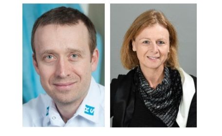 Dr. Marc Berna, bald Generaldirektor der Krankenhausgruppe HRS, und Sandra Thein, die derzeit noch kommissarische Generaldirektorin ist