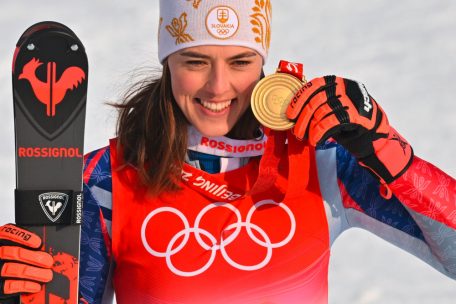 Petra Vlhová legte im zweiten Lauf eine spektakuläre Aufholjagd zu Gold hin