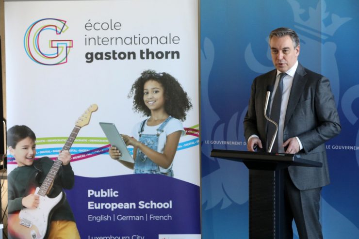 Ab nächster „Rentrée“ / Meisch stellt sechste Europaschule in Luxemburg vor