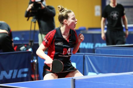 Tischtennis / Tessy Gonderinger: Teil der siegreichen „Herrenmannschaft“ des DT Roodt