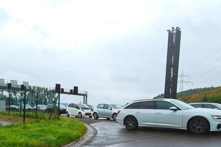 Der Tunnel Gosseldingen nach der Evakuierung