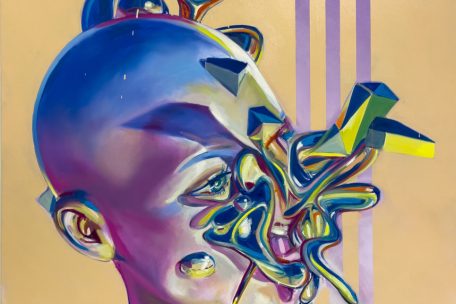 „One Life Sculpture“, 2022, huile sur toile, 120x140 © Filip Markiewicz