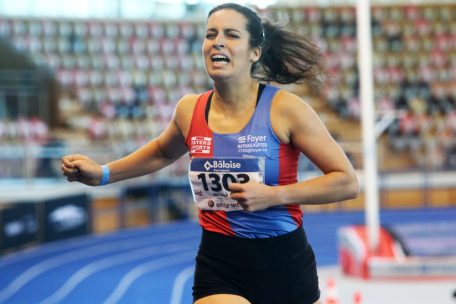 Leichtathletik / Mathias und Hoffmann bei der Landesmeisterschaft mit Doppelerfolg und Landesrekord