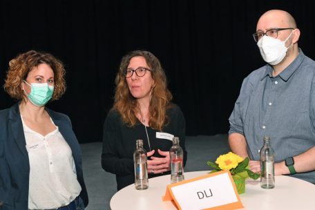 Silke Hülpes von „infoMann“, Caroll Kremer und Jérôme Mailliet (beide DLJ) unterstreichen im Tageblatt-Gespräch die Wichtigkeit des neuen Projekts