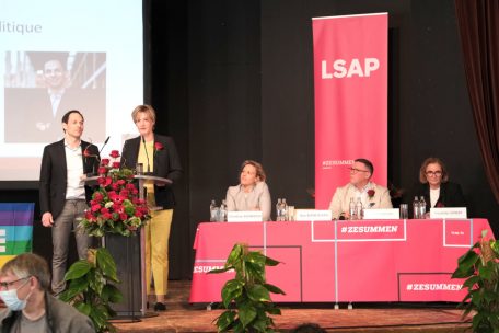 Parteikongress / Ukraine, Doppelspitze und Seitenhiebe: Die LSAP läuft sich für den Wahlkampf warm