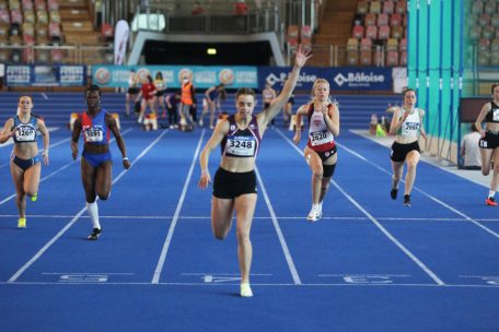 Mit großem Vorsprung vor der nationalen Konkurrenz sicherte sich Patrizia van der Weken Ende Februar den nationalen Titel über 60 Meter