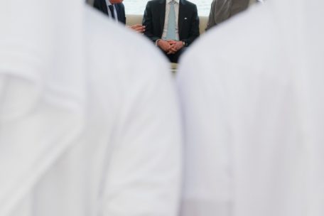 Jean Asselborn hat mit dem Kronprinzen von Abu Dhabi über die Lage in Syrien und der Ukraine diskutiert