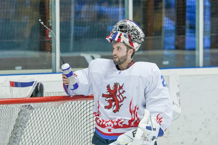 Eishockey / Der Puck-Fänger: Philippe Lepage hütet das Tor der Luxemburger Nationalmannschaft