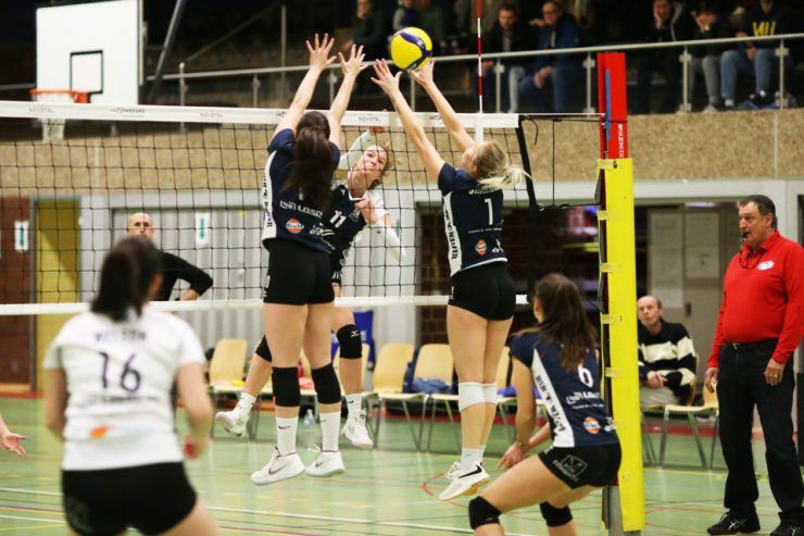 Volleyball / Damen, 1. Finalspiel: Walferdingen siegt in spannendem Spiel