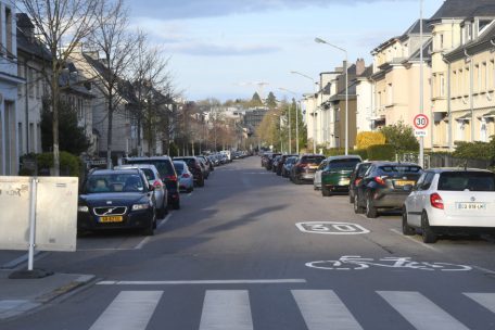 Im Val Sainte-Croix („Kräizgrënnchen“) ist eine „Fahrradstraße“ entstanden, die bei den Radaktivisten viel Kritik geerntet hat