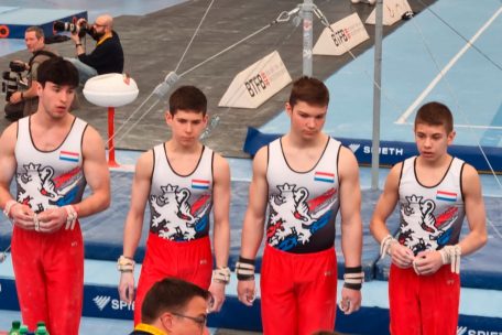 Überzeugten beim Saisonauftakt: Quentin Brandenburger, Ronan Foley, Mathis Kayser, Joy Palermo (v.l.n.r.)