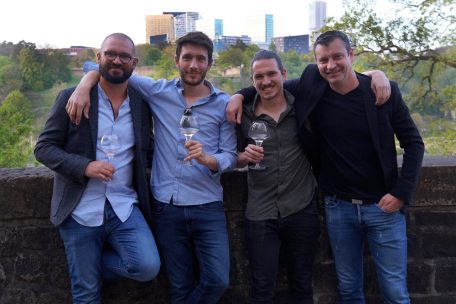 Erfolgreiches Teamwork: (v.l.) Arnaud Vaingre, Nicolas Schmit, Mathieu Schmit, Rodolphe Chevalier