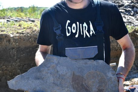 20220511 Bascharage , z.i. Bomicht , fouilles archéologiques , Dr Lea Numberger et Dr Ben Thuy , Foto: Editpress/Alain Rischard