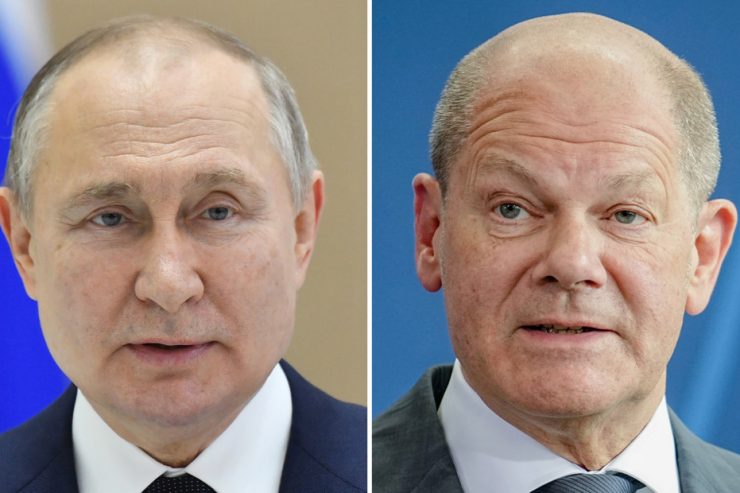 Ukraine-Krieg / Ende der Funkstille: Scholz und Putin sprechen wieder miteinander