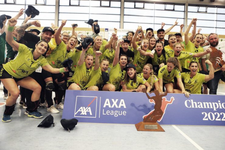 AXA League / Käerjenger Damen krönen sich zum Handball-Meister