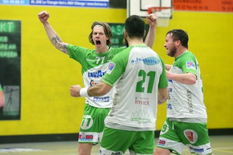 Sieben Spiele in Folge hat der HC Berchem um Yann Hoffmann (77) in der Titelgruppe gewonnen