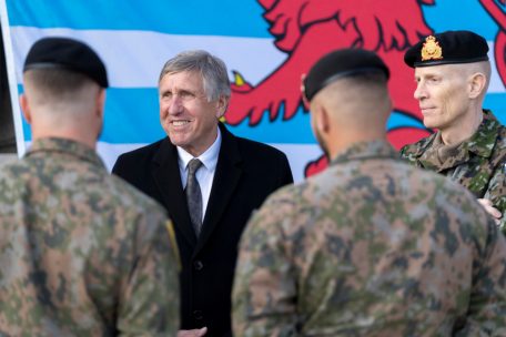 Verteidigungsminister François Bausch und Armeechef Steve Thull