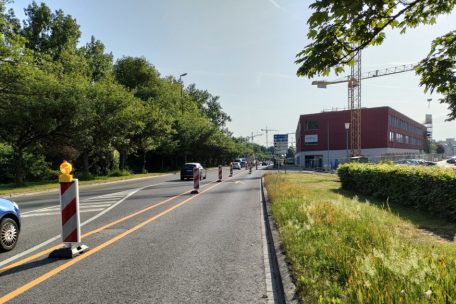 An der Kreuzung zur „Pénétrante Lankelz“ soll die „bewährte“ Verkehrsführung gelten  