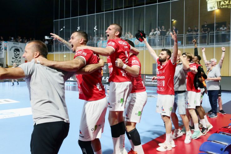 Handball-Pokal / Den Bann durchbrochen: Red Boys gewinnen erstmals seit 1989 den Pokal