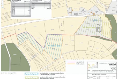 Gebietstausch zwischen den Gemeinden Berdorf und Consdorf