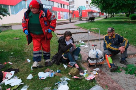 Auch in Charkiw gab es wieder Raketeneinschläge mit Toten und Verletzten