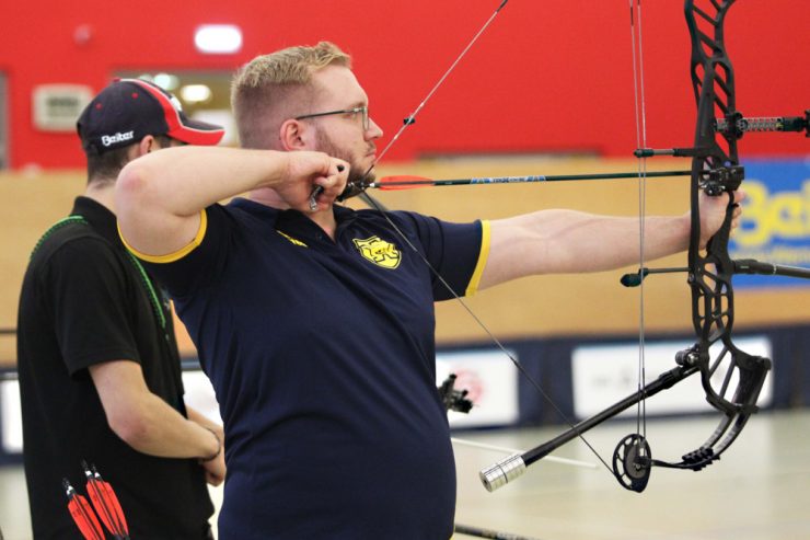 Bogenschießen-EM / Hocevar, Moes und das Compound-Mixed-Team scheitern knapp