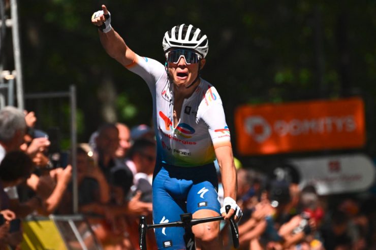 Radsport / Dauphiné: Ferron siegt in Gap, Van Aert bleibt Gesamtführender