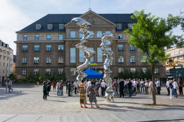 Esch2022 / Ariston, „Bridderhaus“ und Skulpturenweg: Einweihungs-Dreierpack in Esch