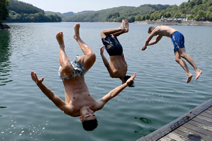 Hitze in Luxemburg / Polizei bittet: Stausee-Region meiden – Freibäder im Süden lassen niemanden mehr ein