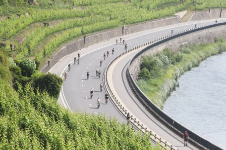 Besonders die Radstrecke schien den Topathleten aus dem Ausland gefallen zu haben