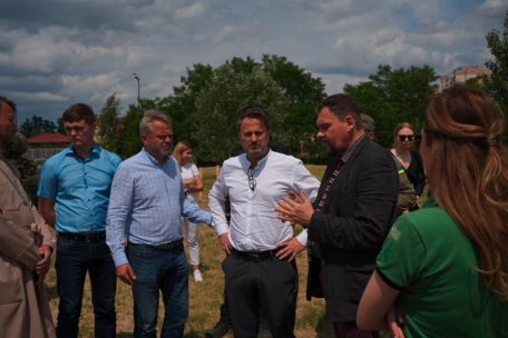 Xavier Bettel in Butscha