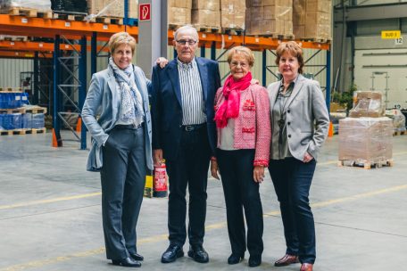 Die Familie hinter dem Unternehmen: Viviane, Arthur, Josée und Marianne Welter