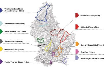 Vëlosummer 2022 / Elf Strecken und rund 450 Kilometer für die Fahrradfahrer