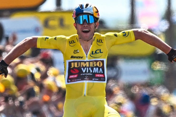 Tour de France / Kannibale in Gelb: Van Aert holt Etappensieg nach Machtdemonstration